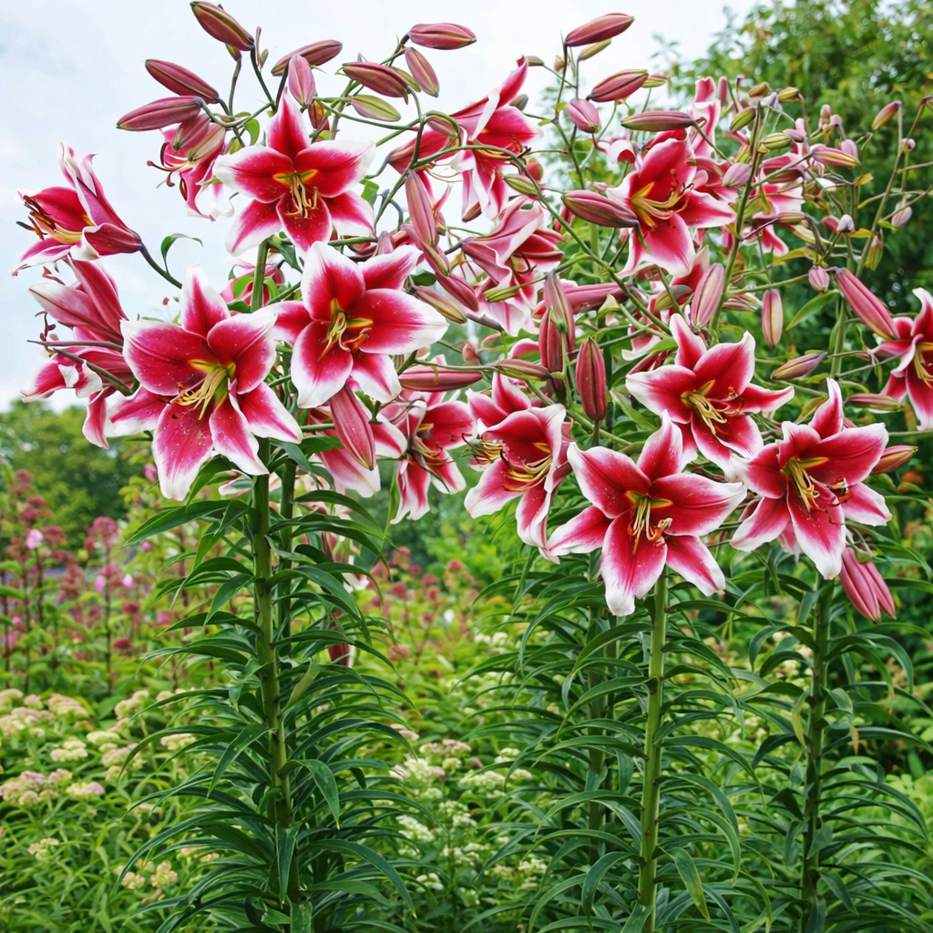 Lilly　0603 Silk Road Orienpet Hybrid Lily – The Lily Pad Bulb Farm