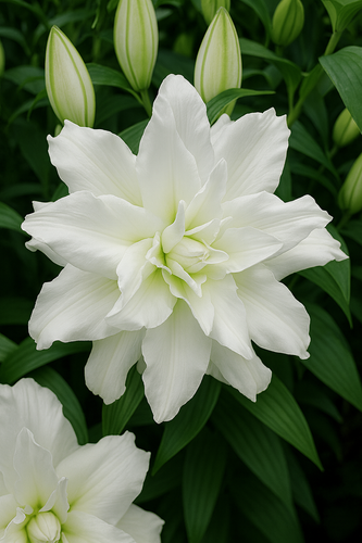 Lotus Ice Double Oriental Lily